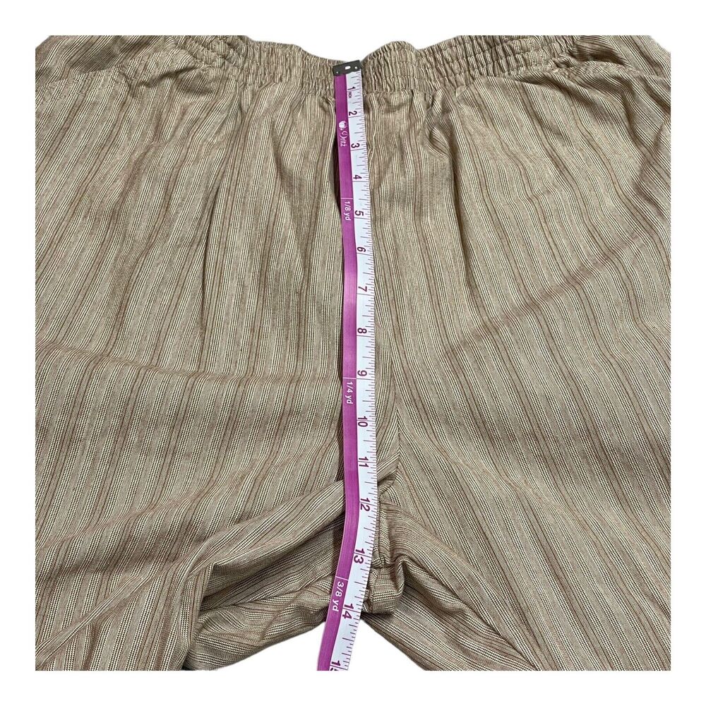 VF Jeanswear Beige Striped Pants Women's Size 12 AVG - Picture 6 of 8